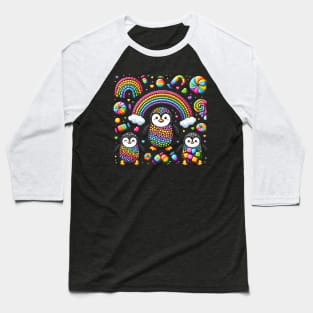 Candy Penguins II Baseball T-Shirt